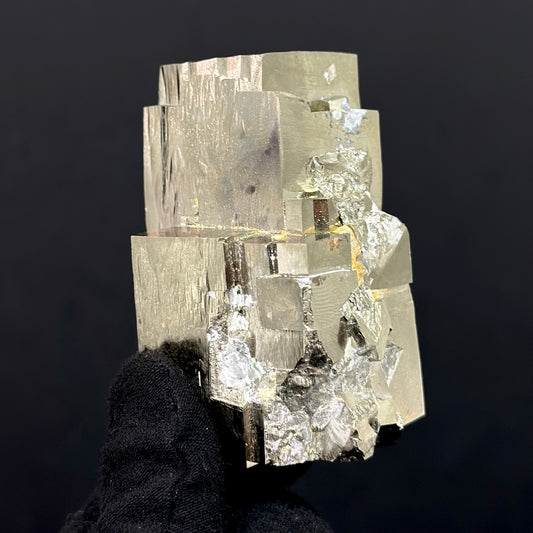 Intergrown Pyrite Specimen from Mina Ampliación A Victoria, Navajún, Spain.