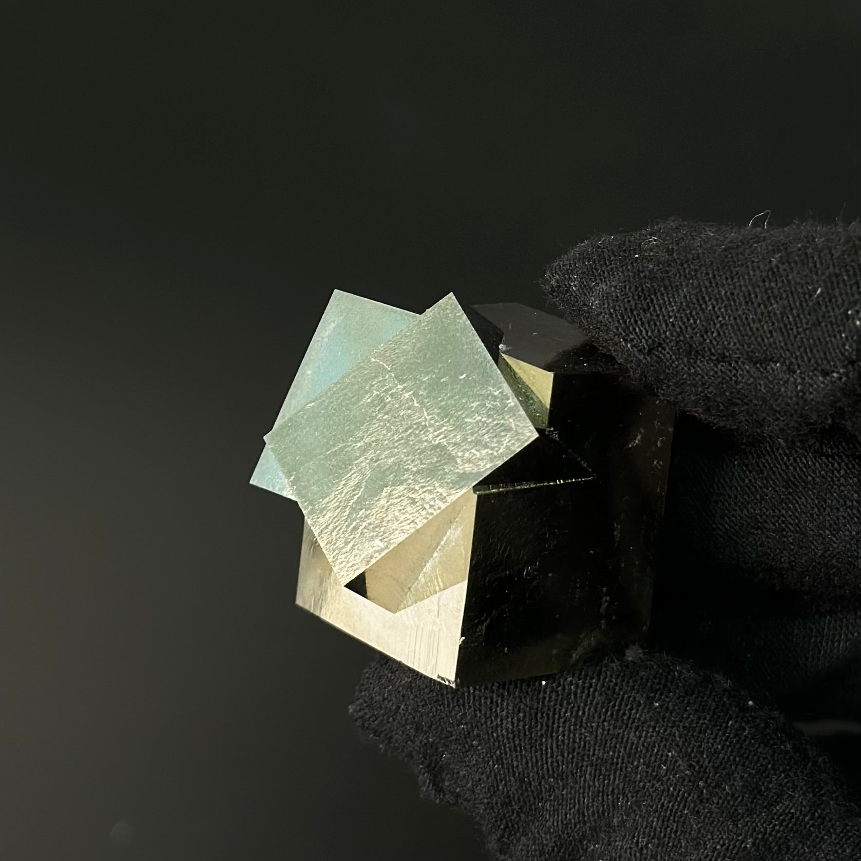 Intergrown Pyrite Specimen from Mina Ampliación A Victoria, Navajún, Spain.