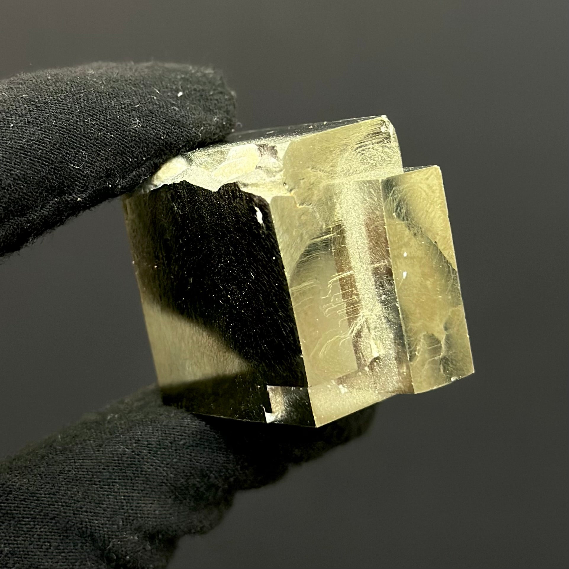 Rectangle Pyrite Specimen from Mina Ampliación A Victoria, Navajún, Spain.