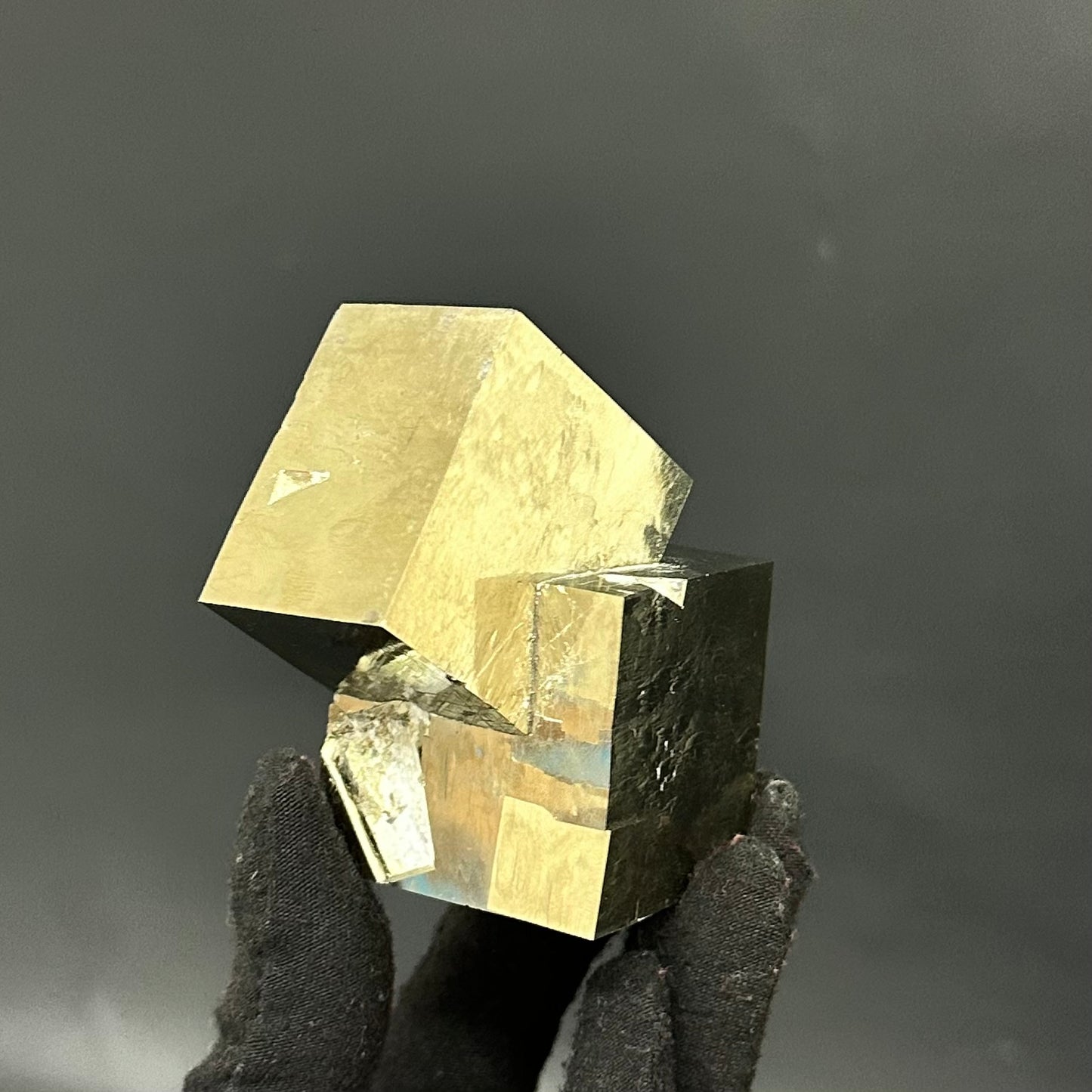 Intergrown Pyrite  Specimen from Ampliación A Victoria Mine, Navajún, Spain