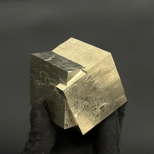 COLLECTION Cubic Pyrite Intergrow, from Mina Ampliación A Victoria, Navajún, Spain.