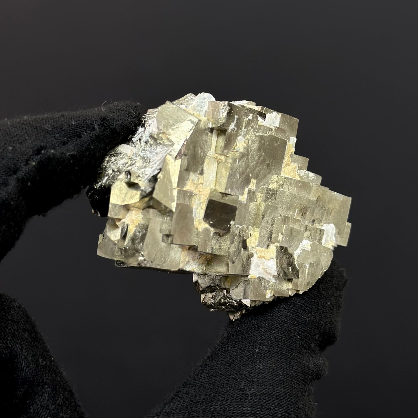 Intergrown Pyrite Specimen from Mina Ampliación A Victoria, Navajún, Spain.