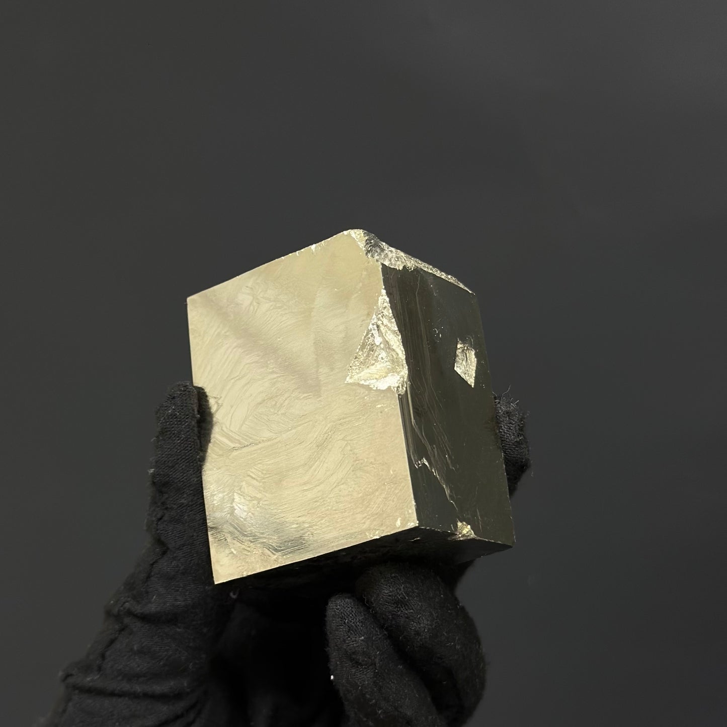 Rectangle Pyrite Specimen from Mina Ampliación A Victoria, Navajún, Spain.