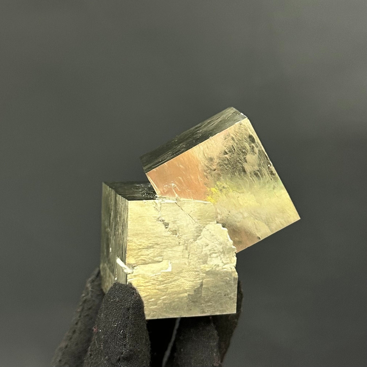 Intergrown Pyrite  Specimen from Ampliación A Victoria Mine, Navajún, Spain