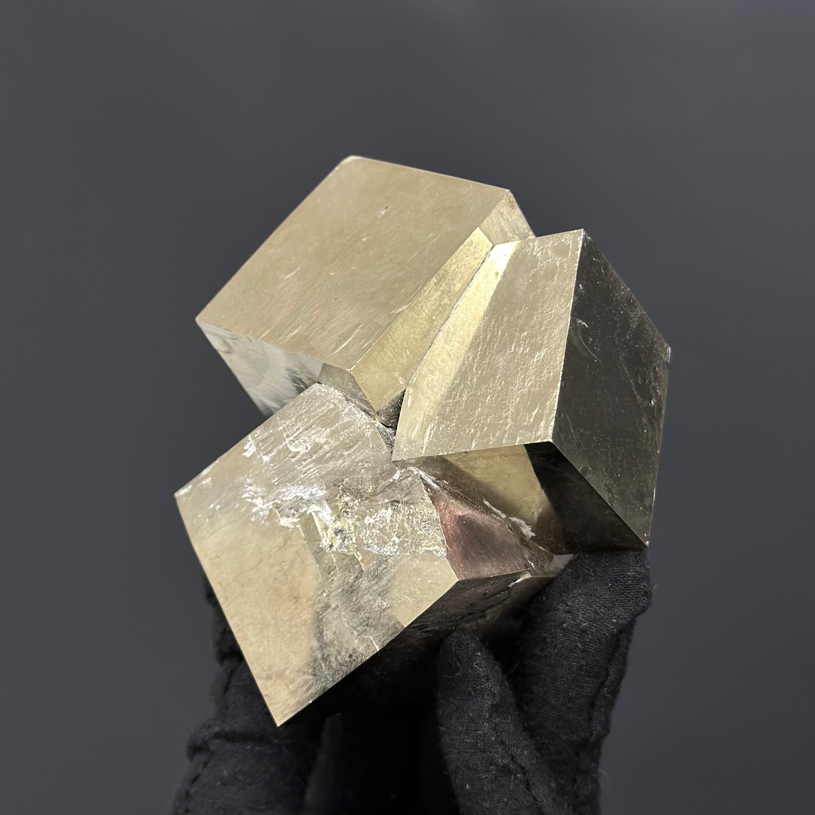 Cluster Pyrite Specimen from Mina Ampliación A Victoria, Navajún, Spain.