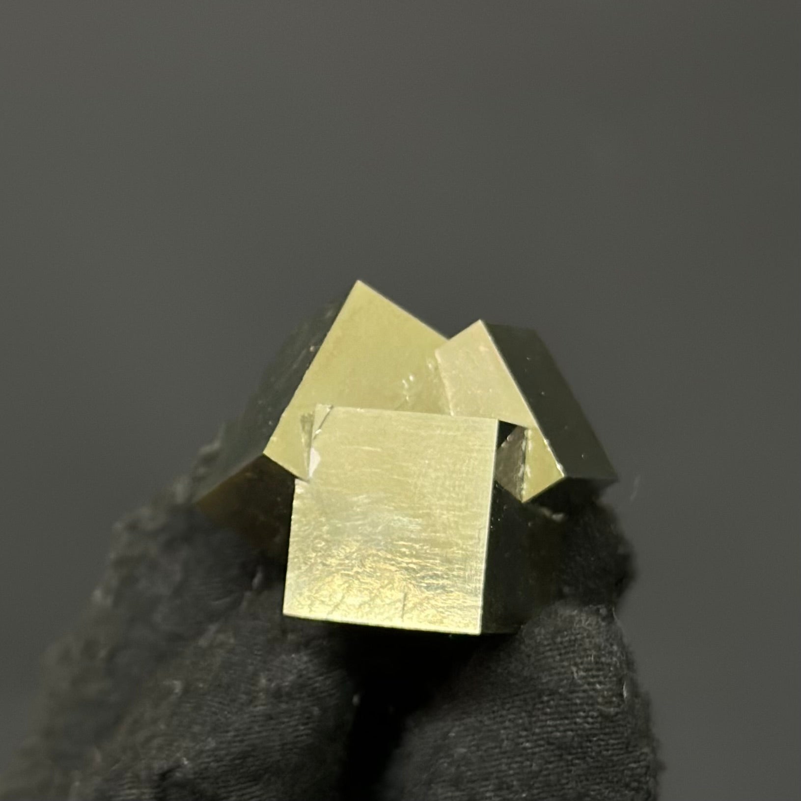 High Quality Small Intergrown Pyrite Specimen from Mina Ampliación A Victoria Mine