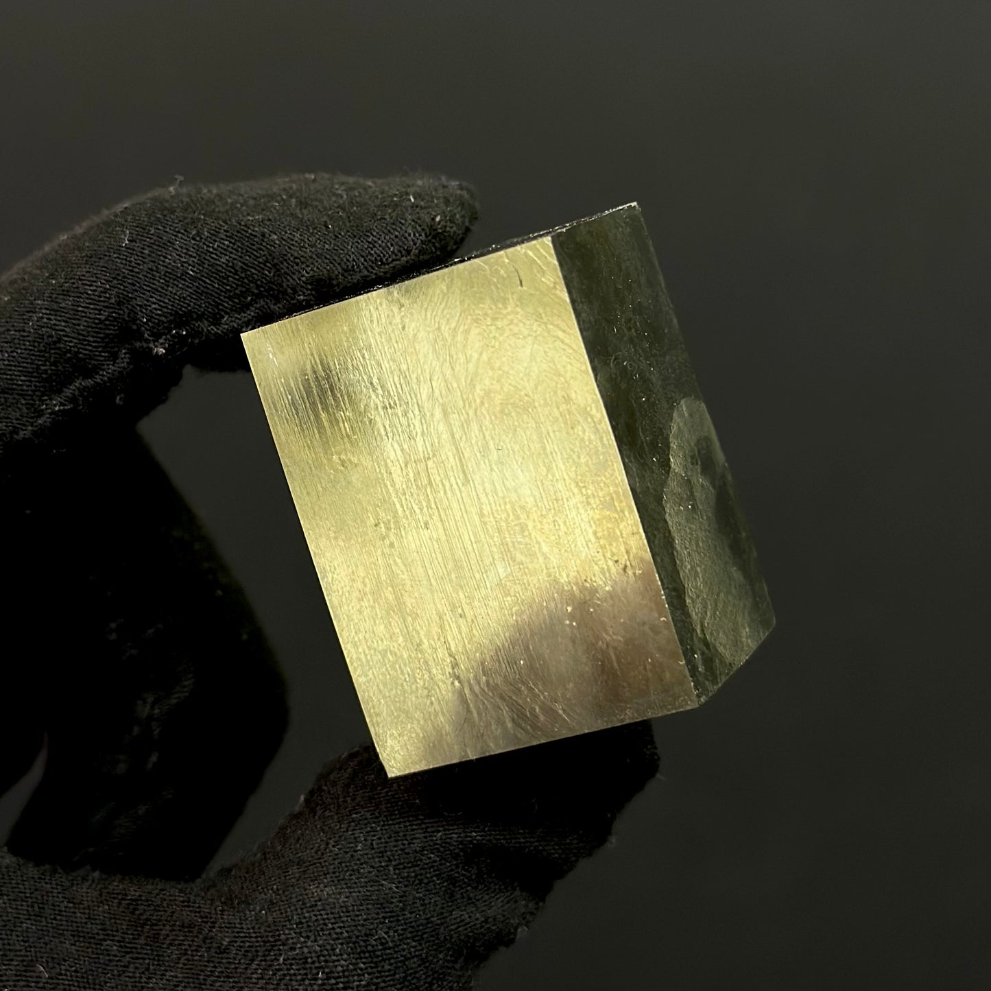 Rectangle Pyrite Specimen from Mina Ampliación A Victoria, Navajún, Spain.