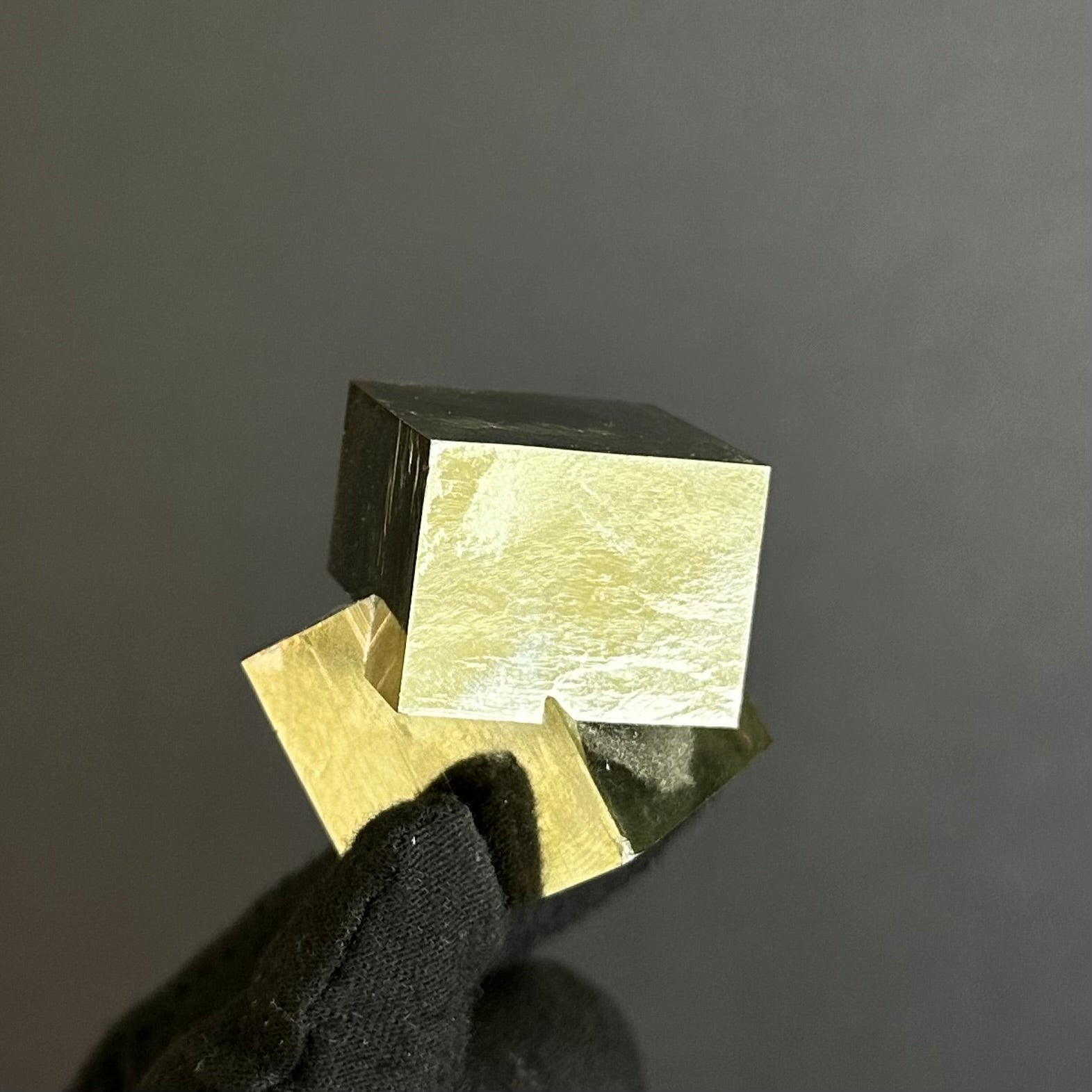 Cubic Pyrite from Mina Ampliación A Victoria, Navajún, Spain.