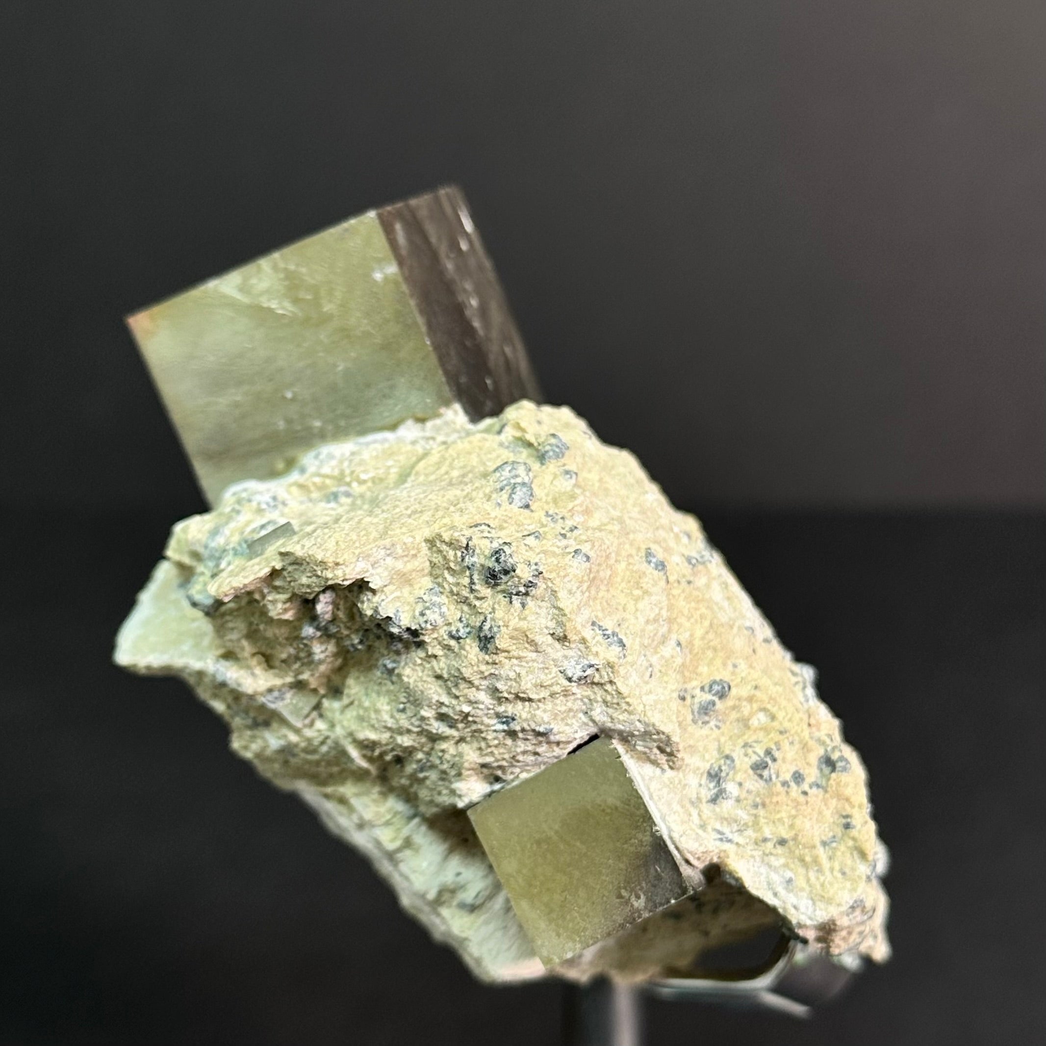 Pyrite Specimen on Matrix from Mina Ampliación A Victoria, Navajún, Spain.