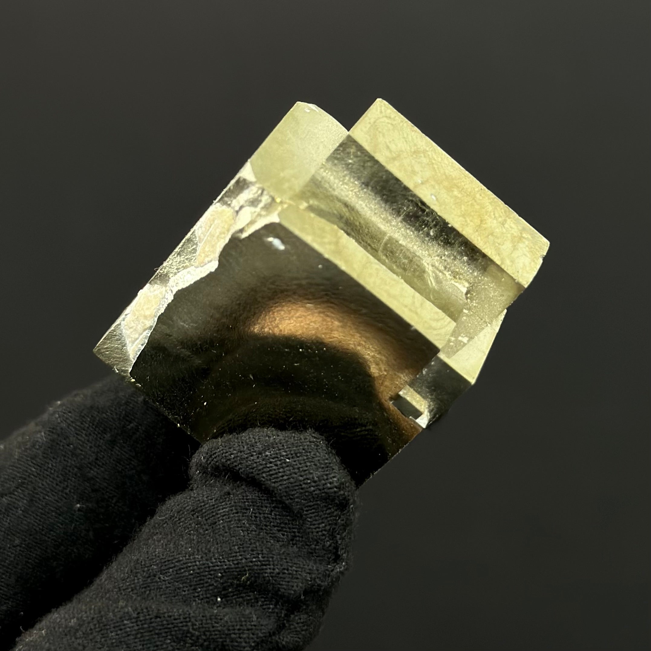 Rectangle Pyrite Specimen from Mina Ampliación A Victoria, Navajún, Spain.