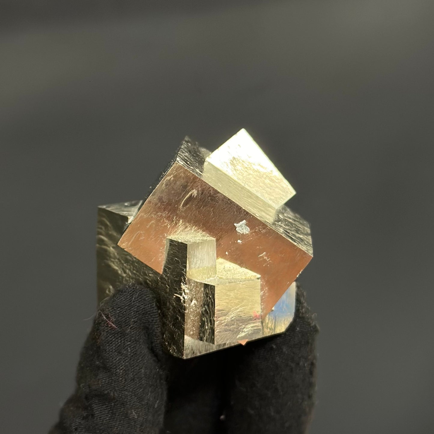 Intergrown Pyrite Specimen from Mina Ampliación A Victoria, Navajún, Spain.