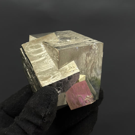 Intergrown Pyrite Cubes Specimen from Mina Ampliación A Victoria, Navajún, Spain.