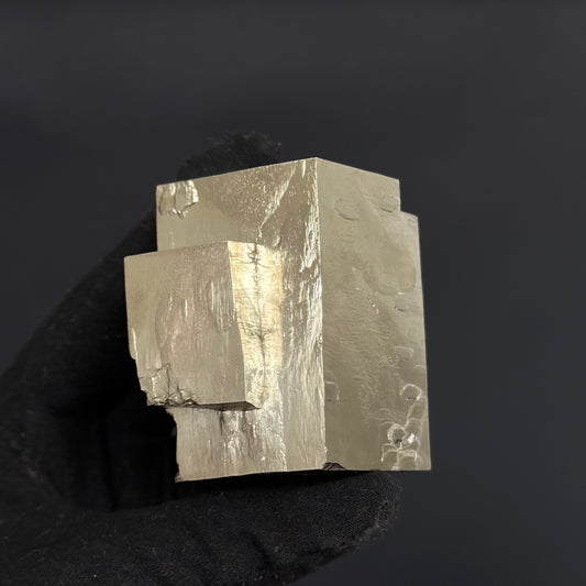 Rectangle Pyrite Specimen from Mina Ampliación A Victoria, Navajún, Spain.