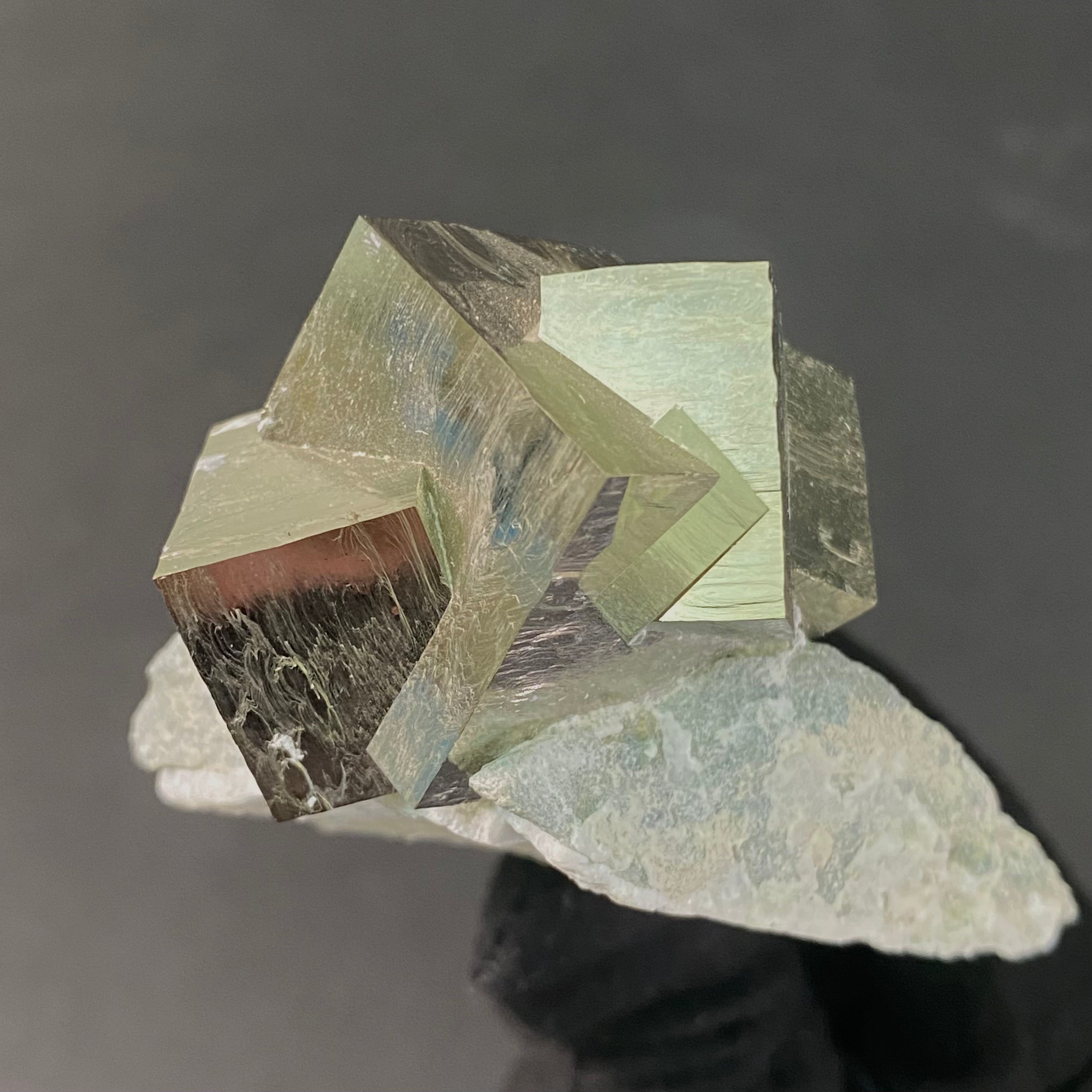 Intergrown in Matrix Pyrite Specimen from Mina Ampliación A Victoria, Navajún, Spain.