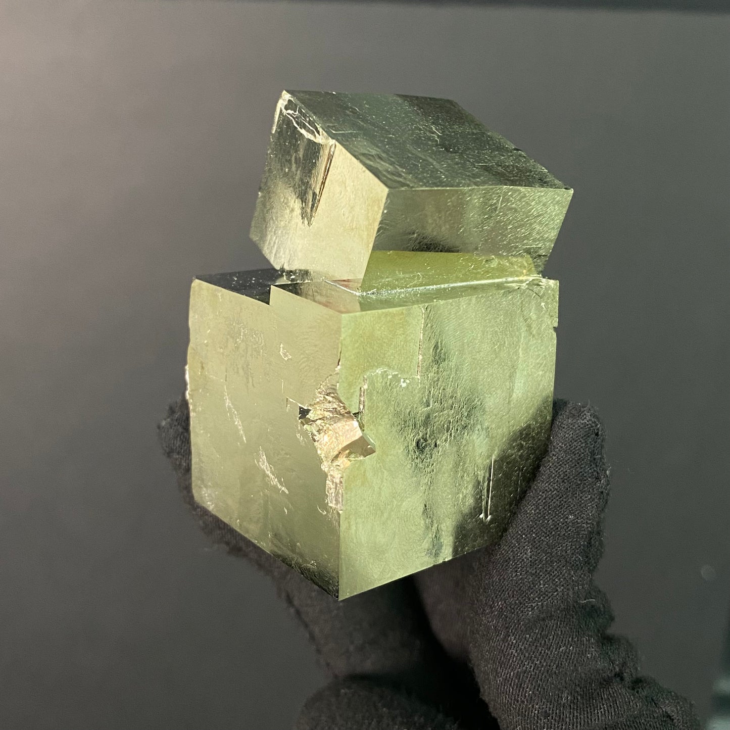 Intergrown Pyrite Specimen from Mina Ampliación A Victoria, Navajún, Spain.