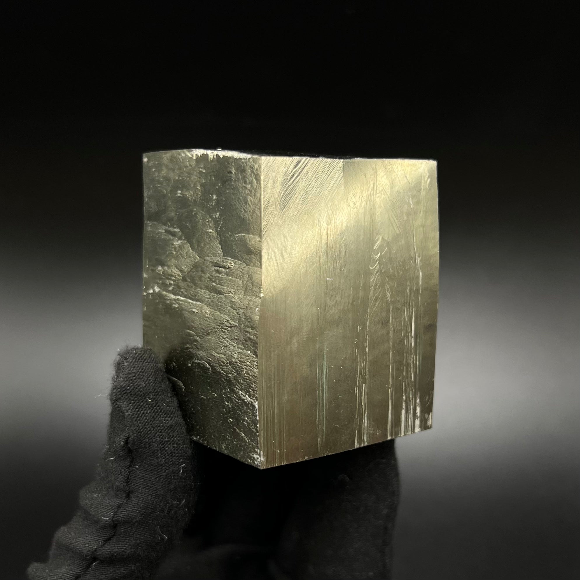 Rectangle Shape Pyrite from Navajún, Spain