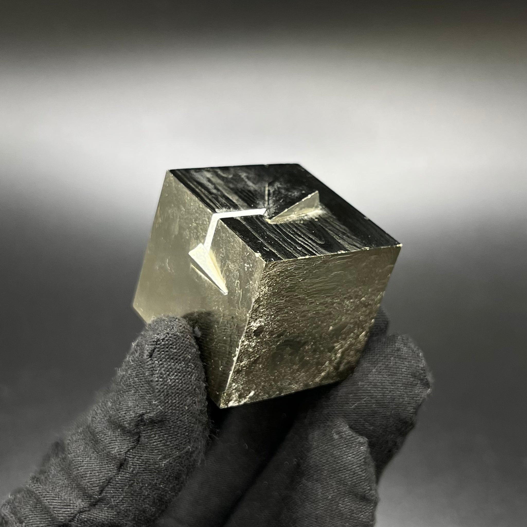 Cubic Pyrite, from Mina Ampliación A Victoria, Navajún, Spain.