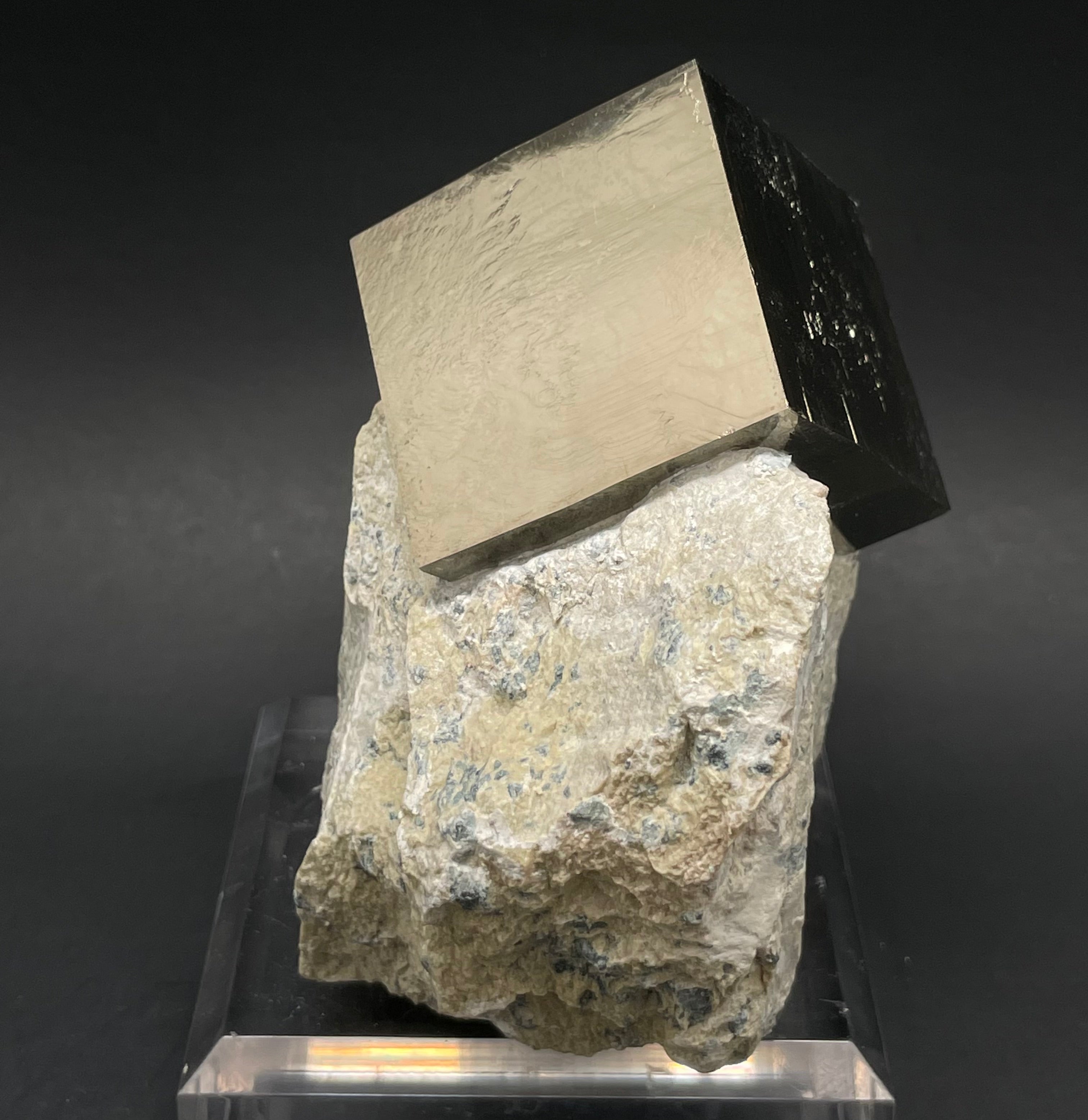 COLLECTION Pyrite on Matrix from Mina Ampliación A Victoria, Navajún, Spain.